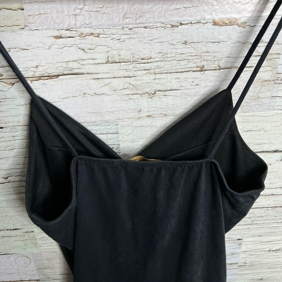 The vintage shop midi dress suede size medium - Picture 6 of 11